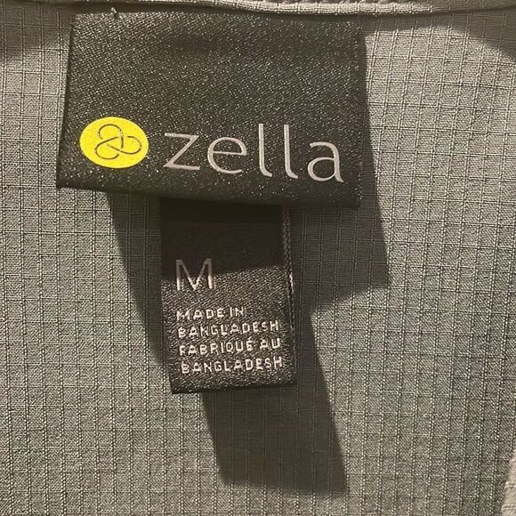 NWT Zella short sleeve shirt Grey Magnet size medium - Picture 2 of 11